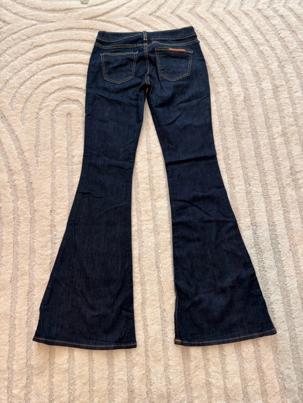 True Religion Dark Indigo Flare Jeans - Picture 6 of 8